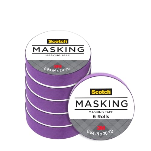 Scotch Expressions Masking Tape, .94 in x 20 yd., Purple, 6-Rolls - image 1