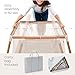 Tutti Bambini CoZee Go 3 in 1 Newborn Bassinet, Travel Cot & Playpen - Scandinavian Walnut/Ecru ((with Waterproof Sheet Included))