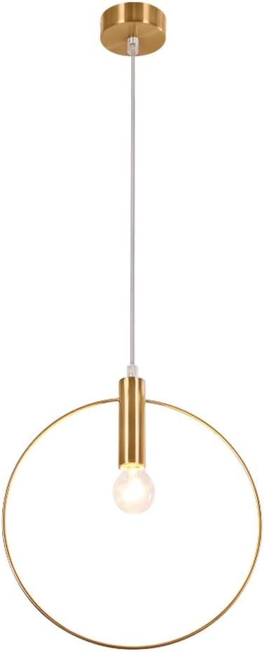 Nordic Personality Wrought Iron Single Head Small Chandelier, Modern and Simple Bedroom Aisle Restaurant Decoration