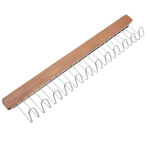 Ciieeo Versatile Closet Hanger Wooden Coat Rack 12 Hooks Bra Hangers Belt Holder Scarf Storage Home Dec