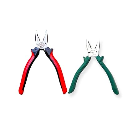 Sky Blue Combination Hand Tool's Multipurpose Professional Home & Office Used Tool's Kit ( 2 Piece ) SBE566