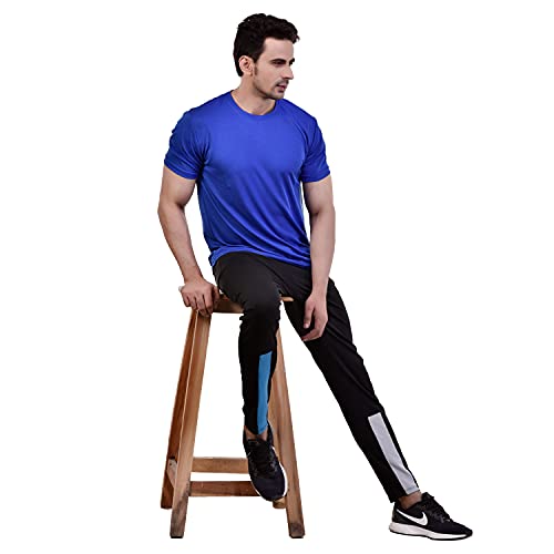Image of Fashionbazzar4u Men's Cotton Blend Regular Fit Solid Round Neck T-Shirt