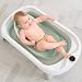 Faltbar Baby Badewanne Mit Rutschfestem Badewannensitz - Babywanne Xxl Mit Badethermometer - Von Der Geburt Bis 3 Jahre - Baby Bathtub - Babygeschenk - Geburtsgeschenke Für Mädchen & Jungen