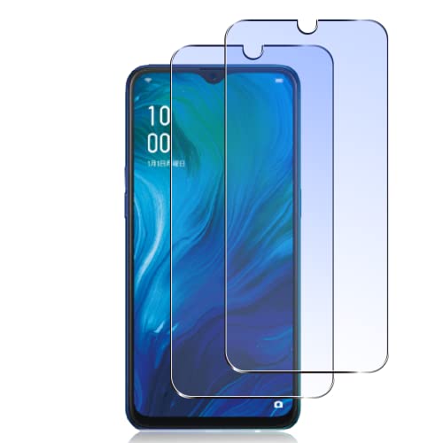 Wigsii 対応 OPPO RENO A 用 ガラスフィルム ブルーライト カット 【 高 品質 日本AGC旭硝子素材製】おっぽ renoa ガラスフィルム 2枚 【 硬度9H 強化ガラス 】 renoa 保護フィルム 液晶画面 衝撃吸収 飛散防止 高透