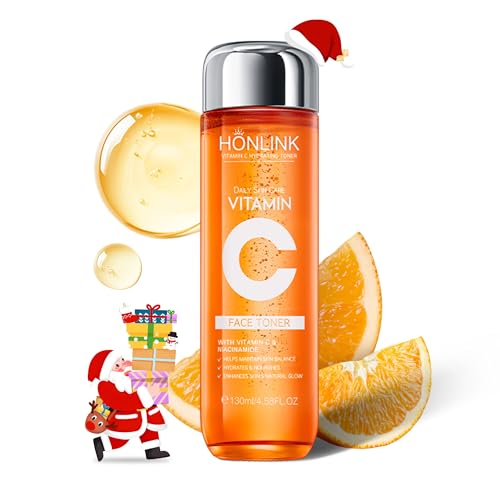 11% off - 5X Vitamin C Toner HONLINK Facial Care Toners,Gift for Her, Hyaluronic Acid Hydrating Facial...