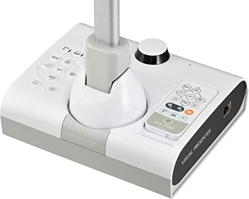 Elmo 1379 Model Tt-12W Stem-Cam Visual Presenter, Document Camera With 192X Zoom (12X Optical + 16X Digital), 1/2.3" Cmos Sensor, 3.4 Megapixel, 30 Fps, Hdmi In & Out, Rgb, Usb, Ethernet, Wi-Fi #TOP3