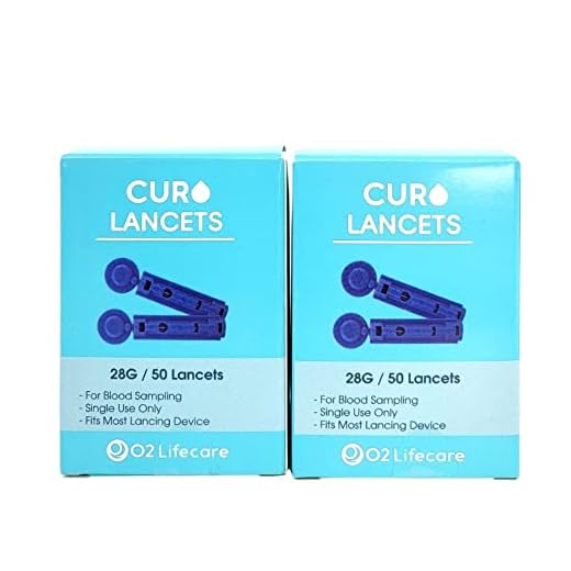 CUROfit 28G 100 Twist Top Lancets, Simple Comfortable Blood Glucose & Cholesterol Measurements