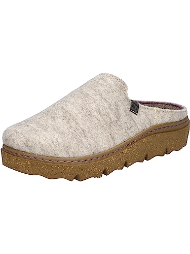 Westland Damen Pantoffeln Carmaux 01,Weite G (Normal),Wechselfußbett,hofschuh,pantine,treter,finken,schlapen,Home-Slipper,beige,40 EU / 6.5 UK
