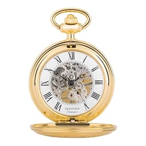 Sekonda Classique Men’s Mechanical Skeleton Pocket Watch (27GII13)