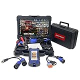 Diesel Laptops NEXIQ USB Link 3 Diagnostic Tool Kit with Laptop, Heavy Duty Truck Scanner, Full Software, Diesel Engine Code Reader for Semi Truck Fleet Mechanic Workshop (DELLL Laptop+Tool)