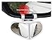 1Pair Car Blind Spot Front Wheel Auxiliary Rearview Double-Sided Mirror Wide Angle Mirror 360 Degree Adjustable(Red)