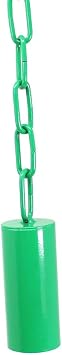 Bonka Bird Toys 1343 Medium Indestructible Pipe Bell Green Colorful Durable Parrotlet Budgie Finch