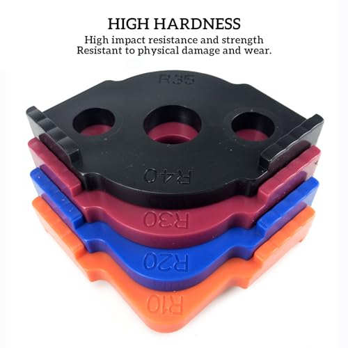 GVRGO 4 peças de modelos de roteadores de raio de canto, modelos de roteamento de raio de canto, can