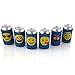 Beer Can Sleeves, Emoji Insulators for Cans and Bottles, 6 Pack of Collapsible Double Sided Coolies with 12 Designs
