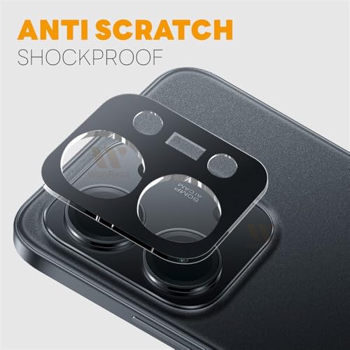 Image of Pack 1- Back Camera Glass Protector for Redmi 15C 5G [3D Premium] Camera Glass Protector (Black)