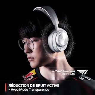 SteelSeries Arctis Nova Pro Wireless - Casque gaming multi-système - Haut-parleurs magnétiques en néodyme - ANC - Autonomie illimitée - Micro ClearCast Gen 2 - PC, PS5, PS4, Switch, Mobile