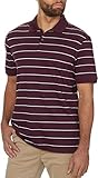 Calvin Klein Mens Liquid Touch Cotton Polo (Raspberry Chocolate, XX-Large)