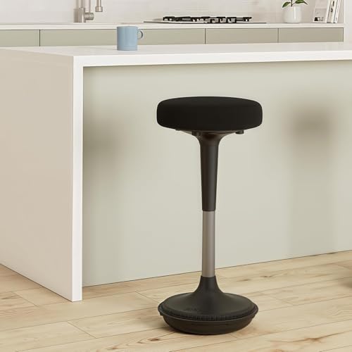 WUDLEP Ergonomischer Wobble Sitz Stehhhocker, Höhenverstellbarer Bürohocker (47–64 cm), 264Lbs Load Arbeitshocker mit Swing und Wobble Funktionen zur Vorbeugung von Rücken- und Nackenschmerzen WUDLEP Ergonomischer Wobble Sitz Stehhhocker, Höhenverstellbarer Bürohocker (47–64 cm), 264Lbs Load Arbeitshocker mit Swing und Wobble Funktionen zur Vorbeugung von Rücken- und Nackenschmerzen