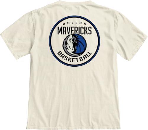 Image of Blue 84 NBA Unisex-Adult NBA Officially Licensed T-Shirt Ringspun Front /Back Ivory