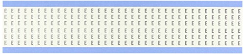 Marcador de alambre de alta visibilidad Brady HH-E-PK con letras sólidas en acetato