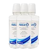 Antisséptico Bucal Halicare, Combate Mau Hálito, Sem Álcool, Sabor Menta, 3 Unidades de 300ml