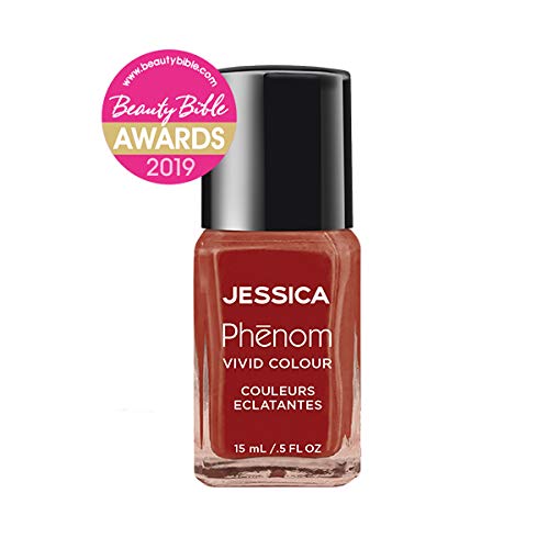 JESSICA | Phenom Vivid Colour Nail Polish | Long-lasting Gel-like Nail Polish without UV Lights coming in vivid & pigmented colours | Jessica Red | 14 ml - Image 4