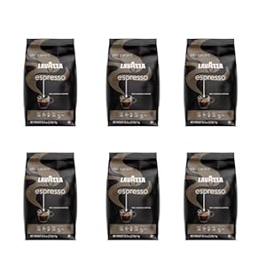 Lavazza Espresso Whole Bean Coffee Blend, Medium Roast, 2.2 Pound Bag (Case of 6 Bags) – Packaging May Vary