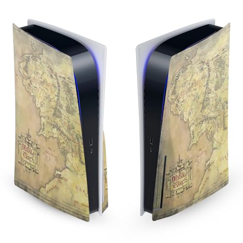 Sticker de Jeu Peau Compatible avec Sony PS5 Disc Map