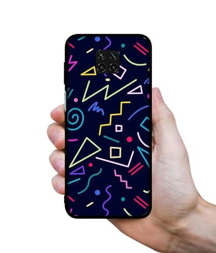 Image of Retro Abstract Design Premium 2D Printed Metal Back Case Cover for Mi Redmi Note 9 Pro /Note 9 Pro Max /Poco M2 Pro