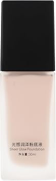 Women Foundation Fluid 30ml Glass Moisturizing Medium Coverage