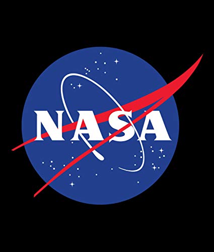 Riot Society NASA Meatball Logo Mens Long Sleeve T-Shirt - Black, Small