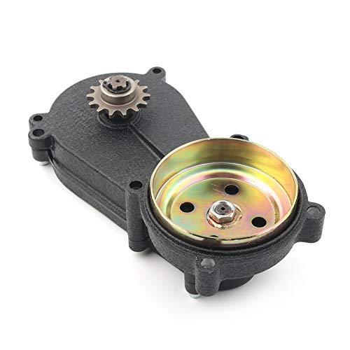 GZYF Motorbike 14 Tooth T8F Gear Box 2 Stroke Gear Box Clutch Transmission For 33CC 36CC 43CC 47CC 49CC 2-Stroke For Mini Motor, Petrol Scooter, Chopper, ATV, Go kart Dirt Bike, Black Powersport