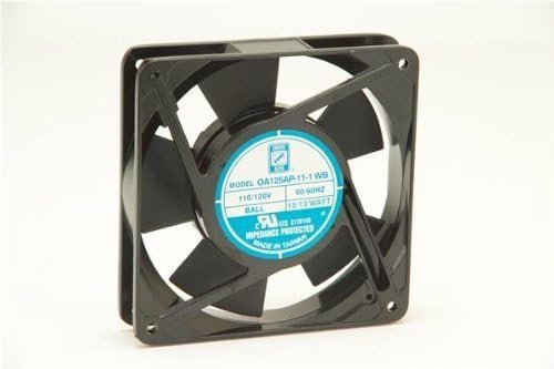 ORION FANS OA125AP-11-1TB 115 VAC, 120 X 120 X 25MM, 2900 RPM, 42DBA, 5 Blade, 75CFM, AC Fan, AXIAL, OA125AP Series, Quick Connect Terminal