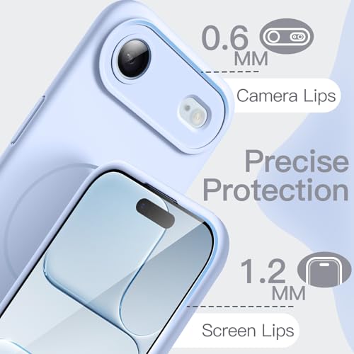 Image of JETech Magnetic Silicone Case for iPhone Air, Blue