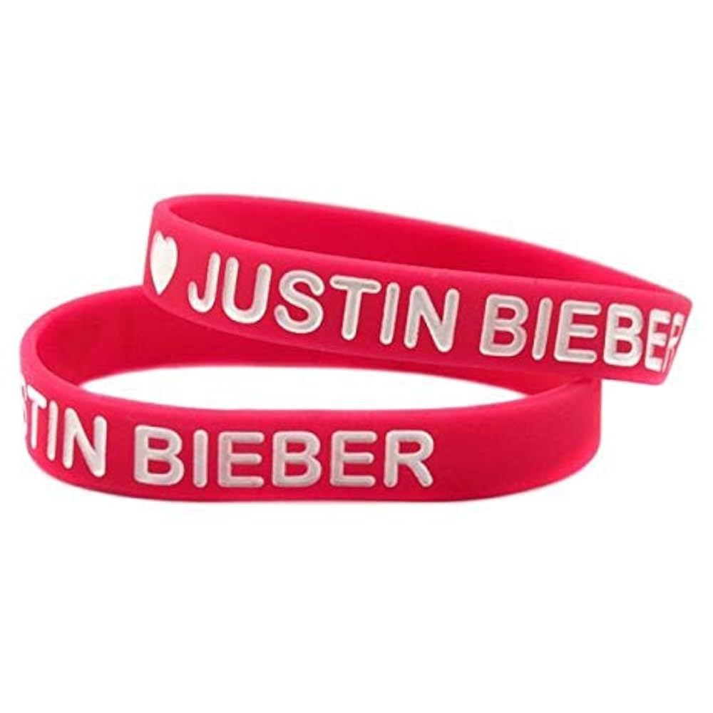 Xi-Link I Love Justin Bieber Silicone Bracelet Hand Ring