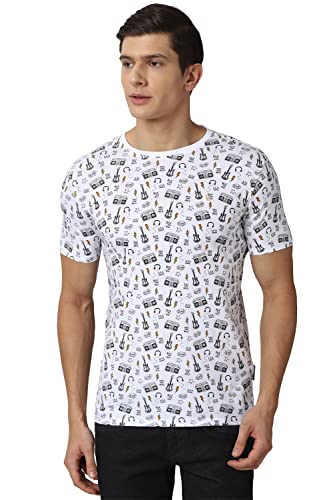 Image of Van Heusen Men's Cotton Slim Fit T-Shirt