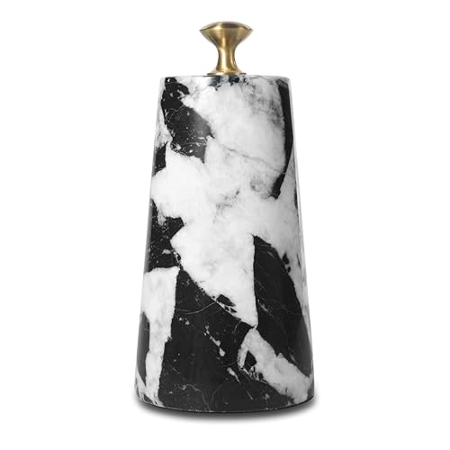 LUKYTME Luxury Marble Door Stoppers Decorative,Natural Stone Heavy Door Stop