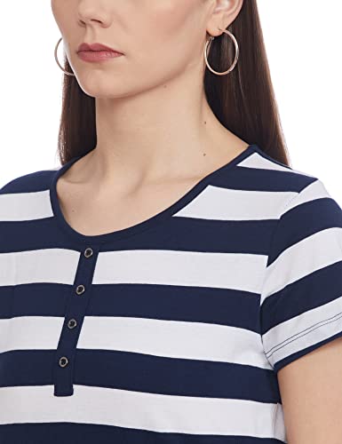 Image of Max Women Striped Round Neck T-Shirt