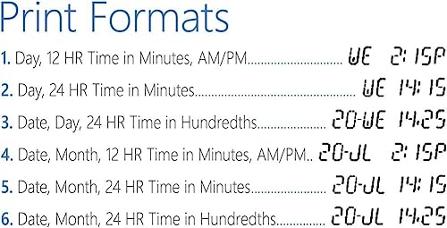 image for Lathem Employee Time Clock for Small Business - Thermal Print Technolo