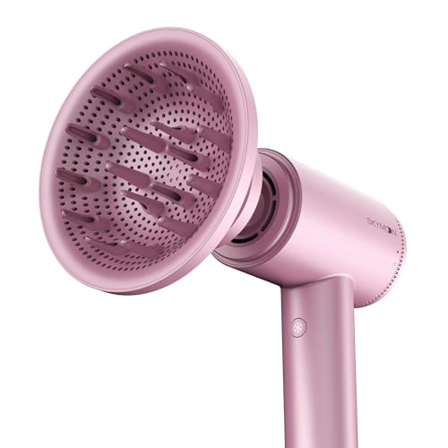 SKYMOON Difusor de secador de cabelo, acessório difusor magnético para definição de cachos e estilo
