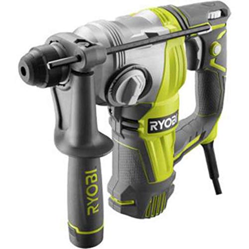 Ryobi 5133002517 Bohr- & Meißelhammer 800 W RSDS800-KA5 mit Zubehör im Koffer, Schwarz, Grün