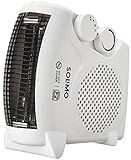 Amazon Brand - Solimo 2000-Watt Room Heater (ISI certified, White colour, Ideal for small to medium room/area)