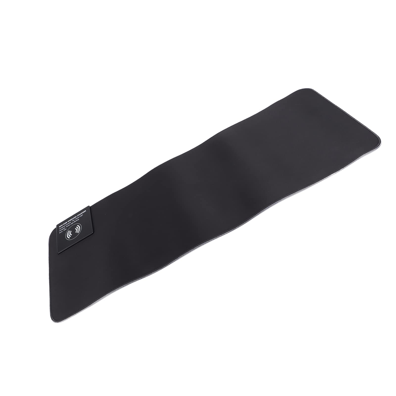 Tappetino per mouse Tappetini per mouse da gioco portatili antiscivolo con ricarica rapida wireless LED RGB Cool per luoghi pubblici di uffici domestici