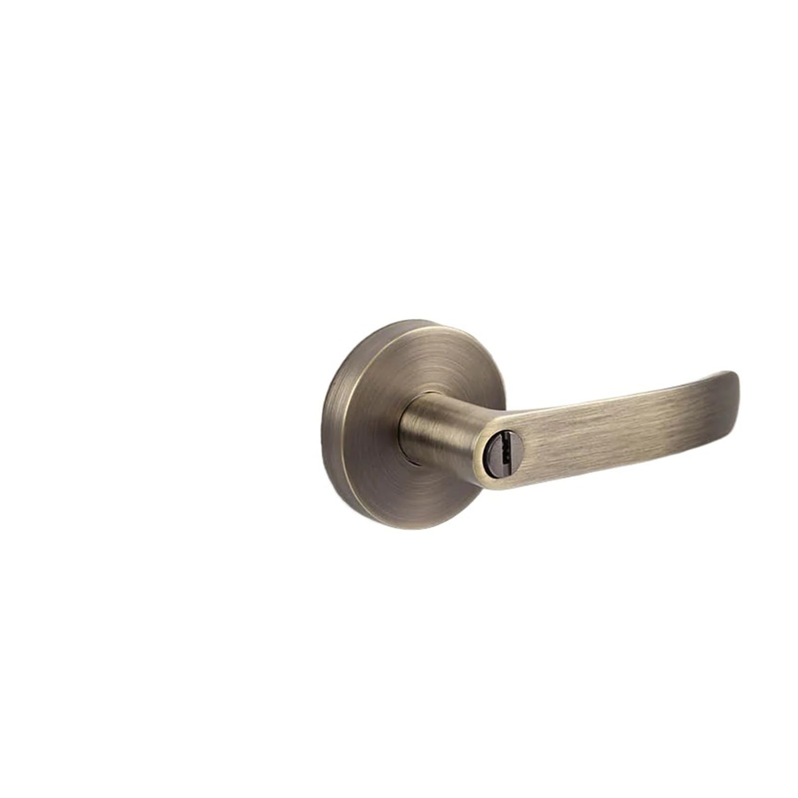 Sjloynwq Brown Household Door Lock Handle Zinc Alloy Three-Pole(Brown)