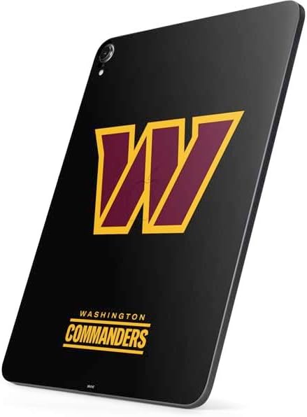 Skinit Decal Tablet Skin Compatible with iPad Pro 12.9in (2021) - Officially Licensed NFL Washington Commanders Black Background Design