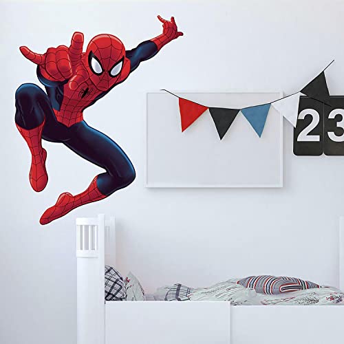 Roommates Rmk4831Gm Ultimate Spider-Man Peel And Stick Wall Decals,Red, Blue, Yellow #TOP5