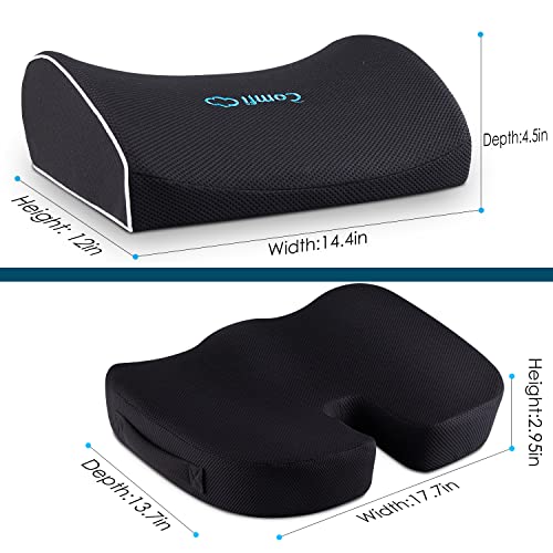 Kmall SEAT CUSHION AND LUMBAR BACK CUSHION Coccyx Seat Cushion And Lumbar Support Pillow thumb #6