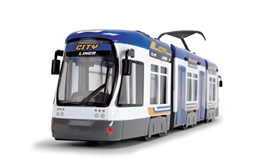 Dickie Toys - City Liner, Tram, 2 verschillende uitvoeringen, rood of blauw, willekeurige keuze, 46 cm, meerkleurig - Image 6