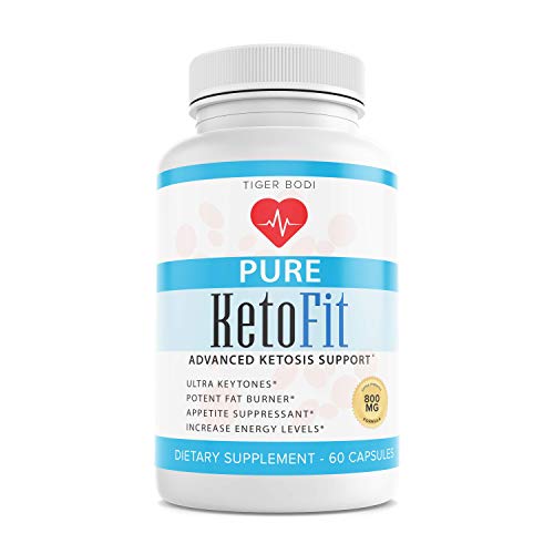 Keto Fit Pro Pills 800mg, Keto Fit Pro Diet Pills Capsules BHB Supplement, Complete Ketogenic Diet for Beginners, BHB Ketones Slim Pills for Energy, Focus for Men Women (60 Capsules)