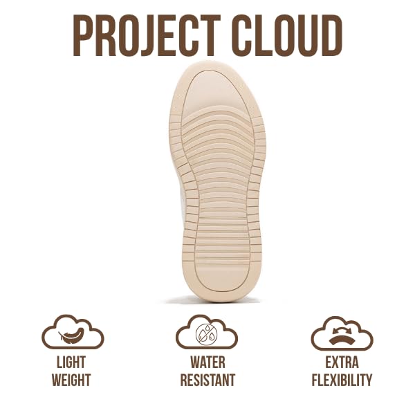 Project Cloud Platform Girls Sneakers - Lightweight Memory Foam Insole Lace-up Kids Shoes with Trendy Styles - Non-Slip Fashion Platform Boys and Girls Shoes (Little Nita)4